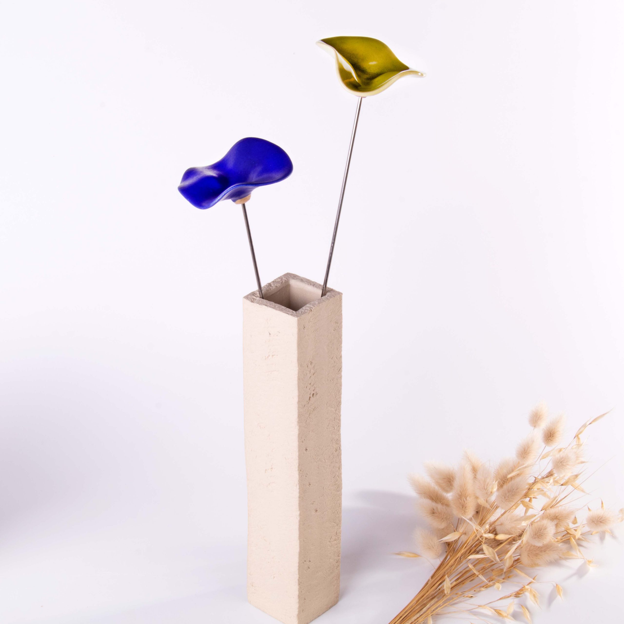 Soliflore_2fleurs_bleu_klein_et_vert